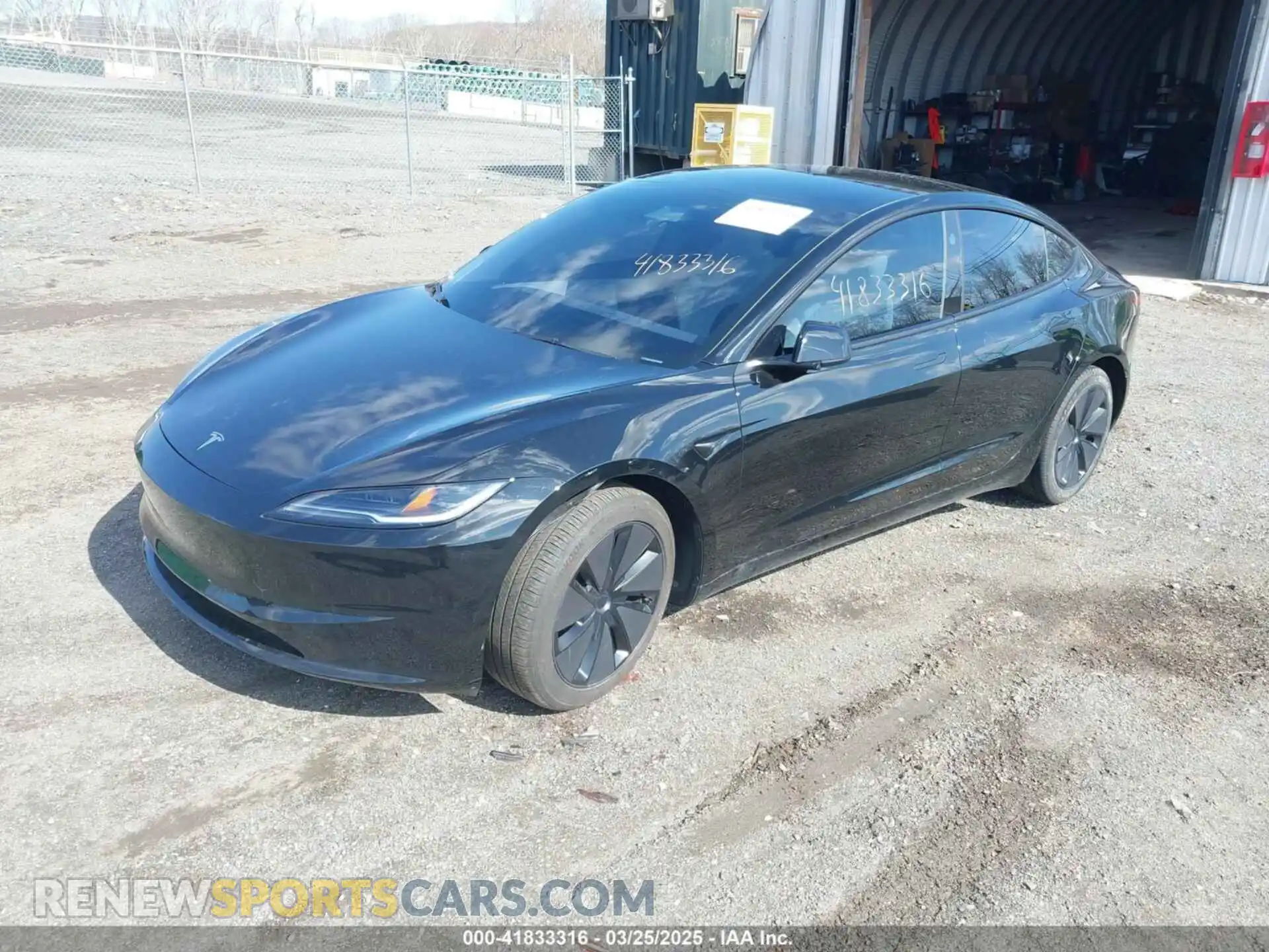 2 Photograph of a damaged car 5YJ3E1EB8RF793156 TESLA MODEL 3 2024
