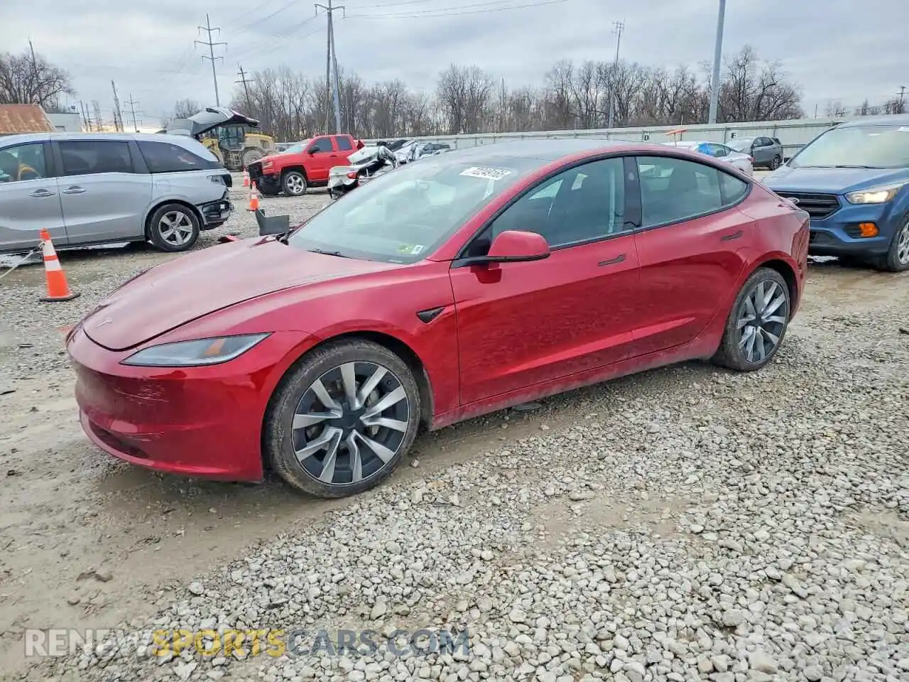 1 Photograph of a damaged car 5YJ3E1EB8RF810439 TESLA MODEL 3 2024