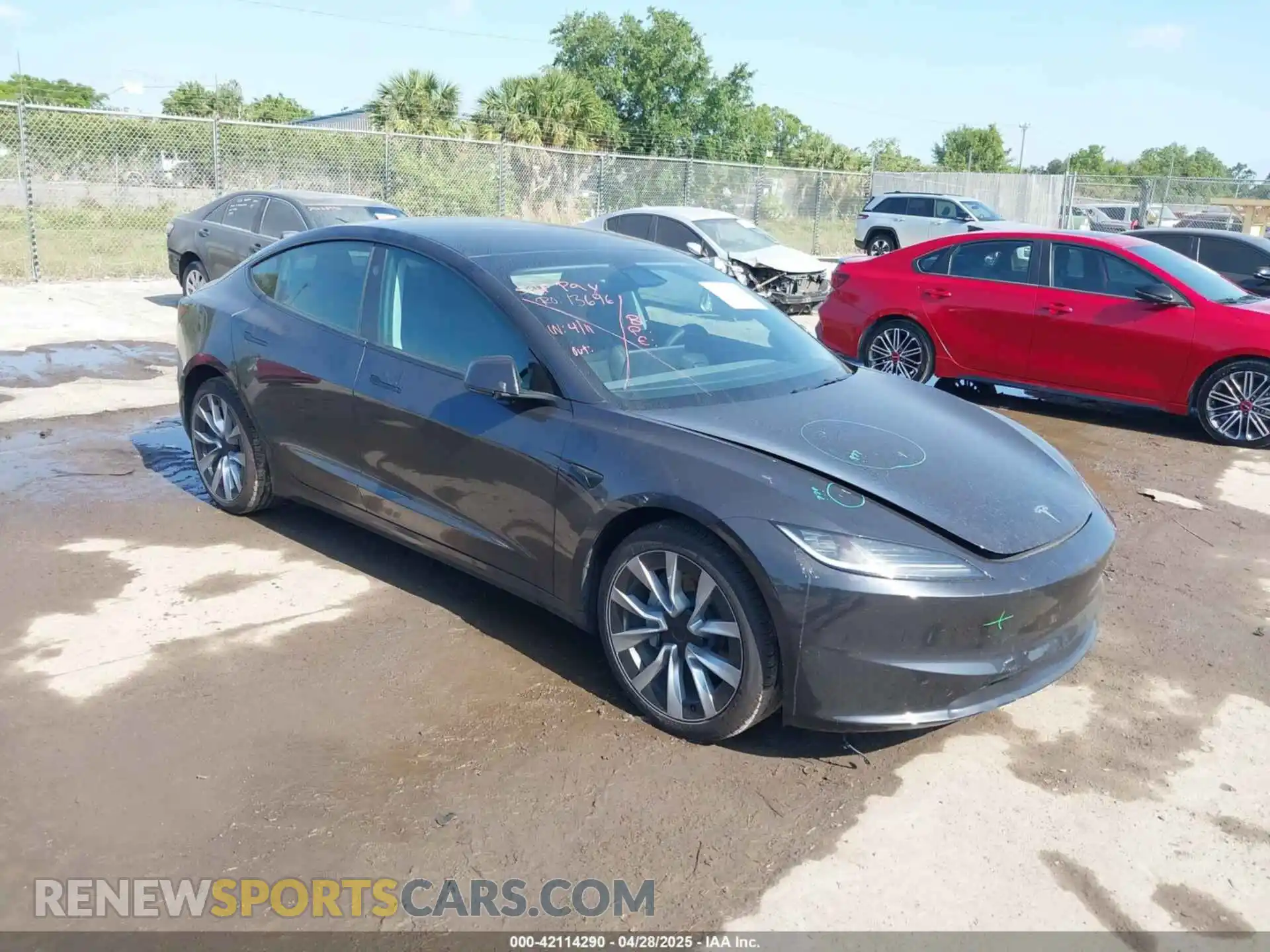 1 Photograph of a damaged car 5YJ3E1EB8RF819237 TESLA MODEL 3 2024