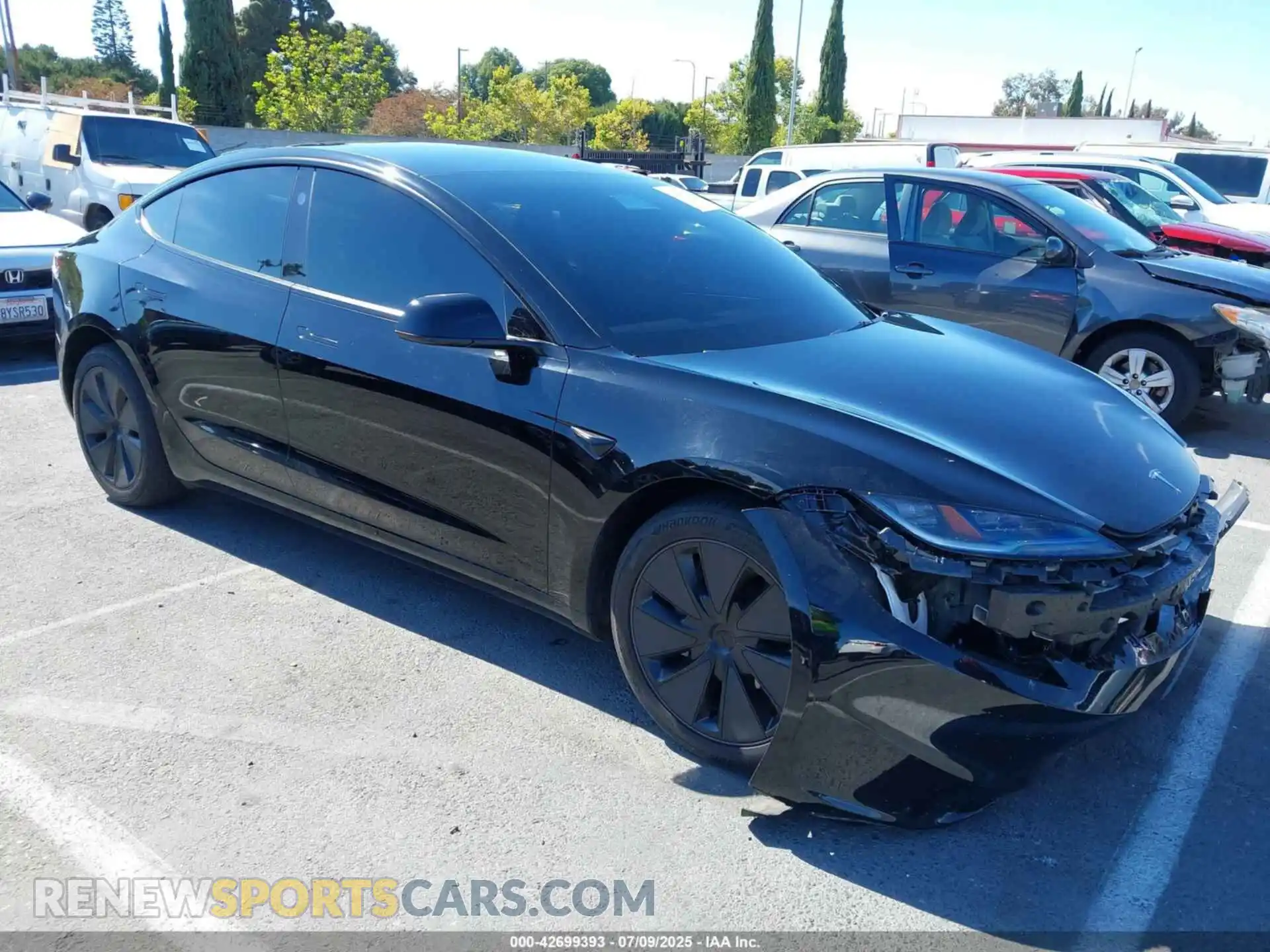 1 Photograph of a damaged car 5YJ3E1EB8RF848995 TESLA MODEL 3 2024