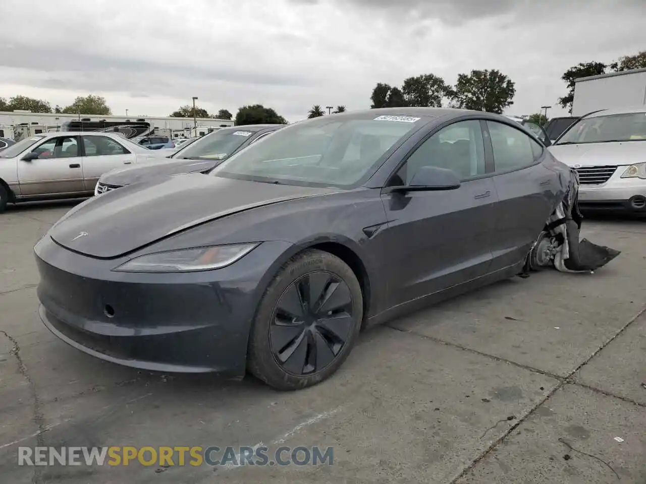 1 Photograph of a damaged car 5YJ3E1EB9RF728994 TESLA MODEL 3 2024