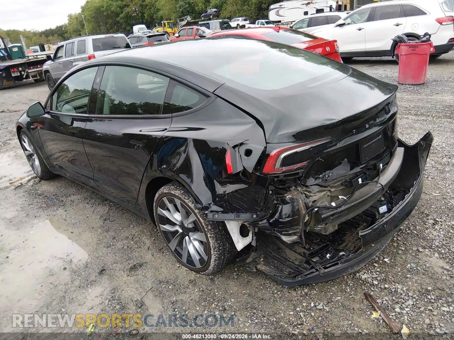 3 fotografías del automóvil dañado 5YJ3E1EB9RF731782 TESLA MODEL 3 2024