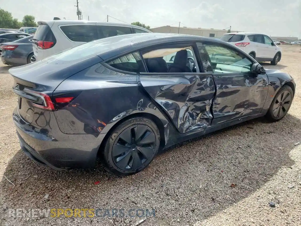 3 Photograph of a damaged car 5YJ3E1EB9RF745472 TESLA MODEL 3 2024
