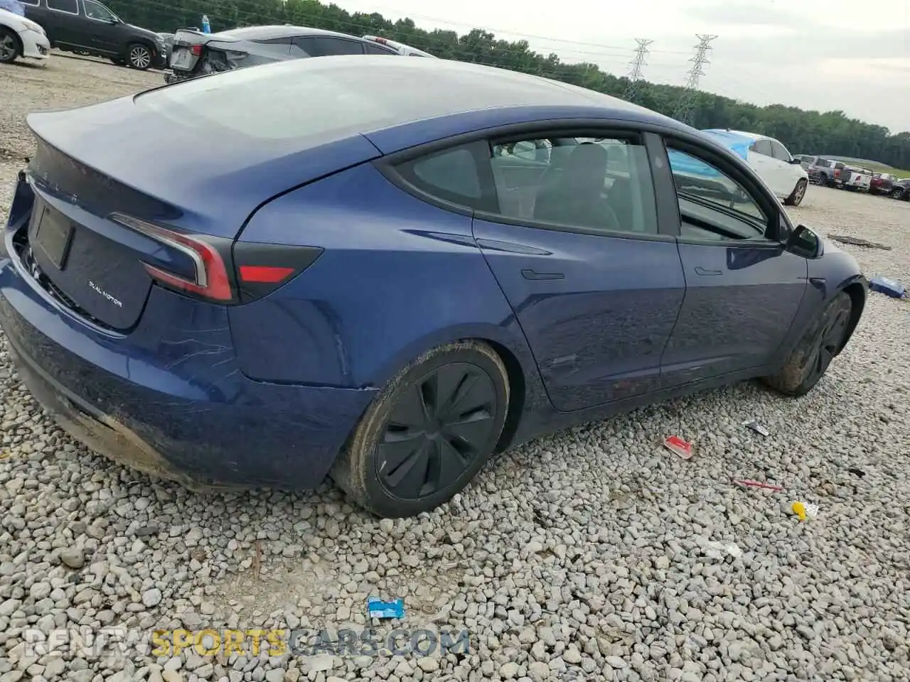 3 Photograph of a damaged car 5YJ3E1EB9RF746492 TESLA MODEL 3 2024