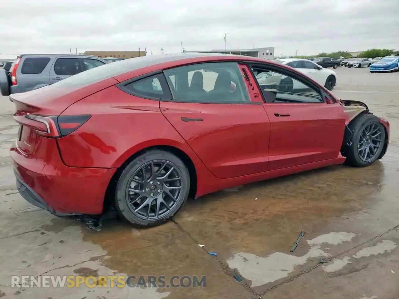 3 Photograph of a damaged car 5YJ3E1EB9RF755712 TESLA MODEL 3 2024