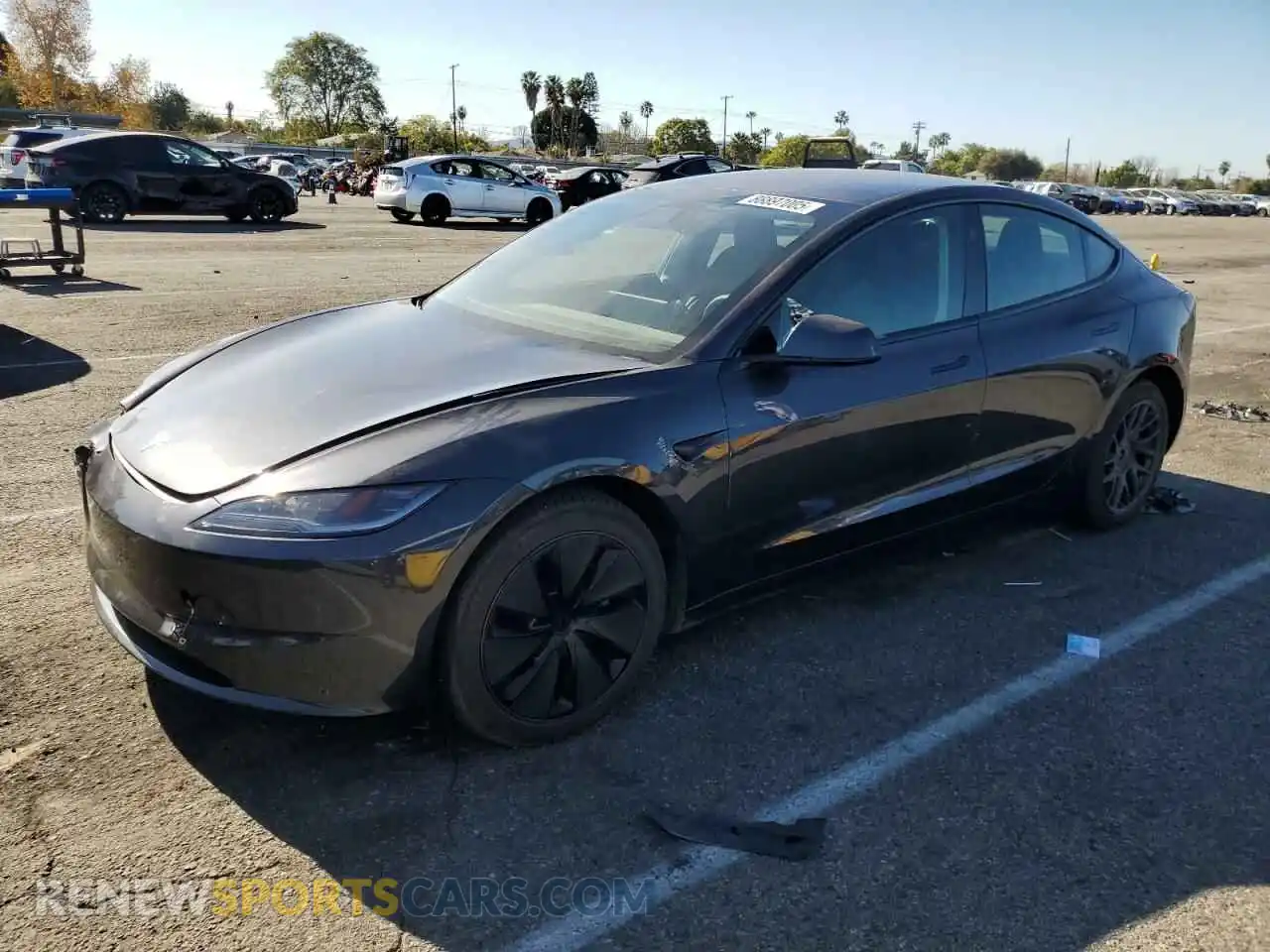 1 Photograph of a damaged car 5YJ3E1EB9RF766791 TESLA MODEL 3 2024