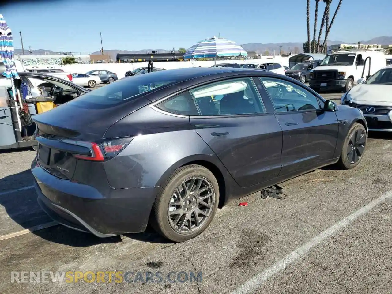 3 Photograph of a damaged car 5YJ3E1EB9RF766791 TESLA MODEL 3 2024