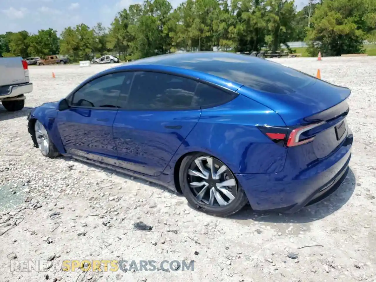 2 Photograph of a damaged car 5YJ3E1EB9RF798740 TESLA MODEL 3 2024
