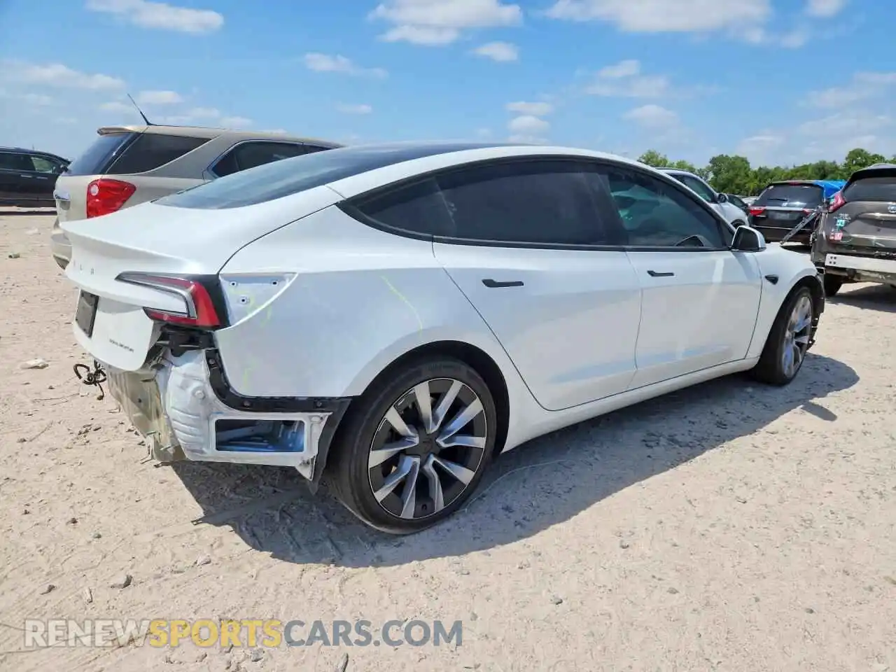 3 Photograph of a damaged car 5YJ3E1EB9RF818761 TESLA MODEL 3 2024
