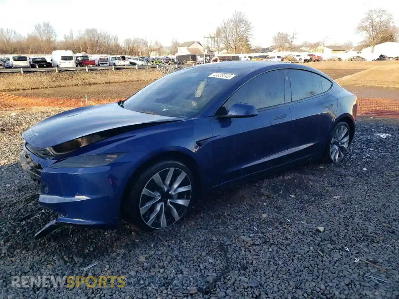 1 Photograph of a damaged car 5YJ3E1EB9RF818890 TESLA MODEL 3 2024