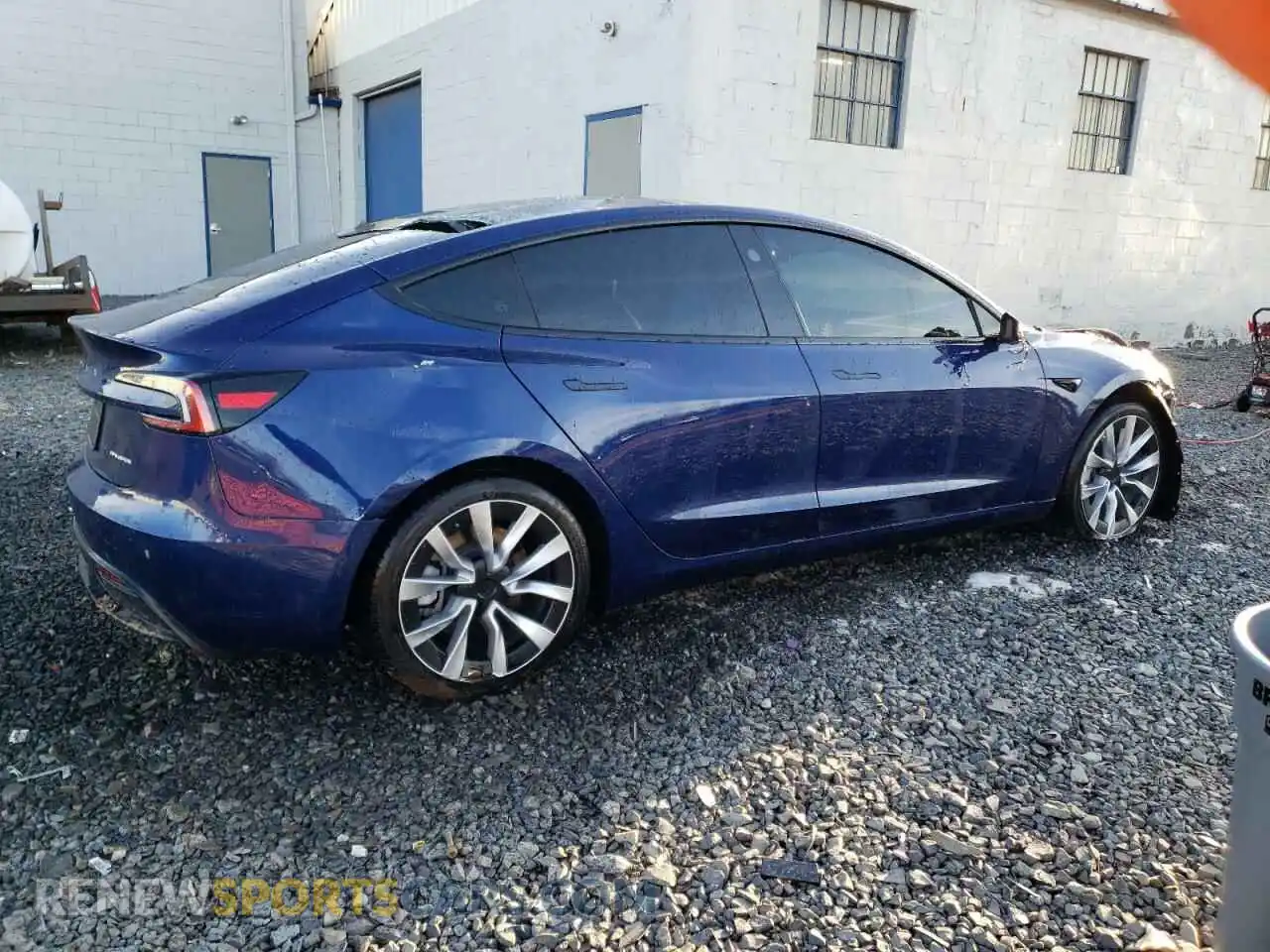 3 Photograph of a damaged car 5YJ3E1EB9RF818890 TESLA MODEL 3 2024