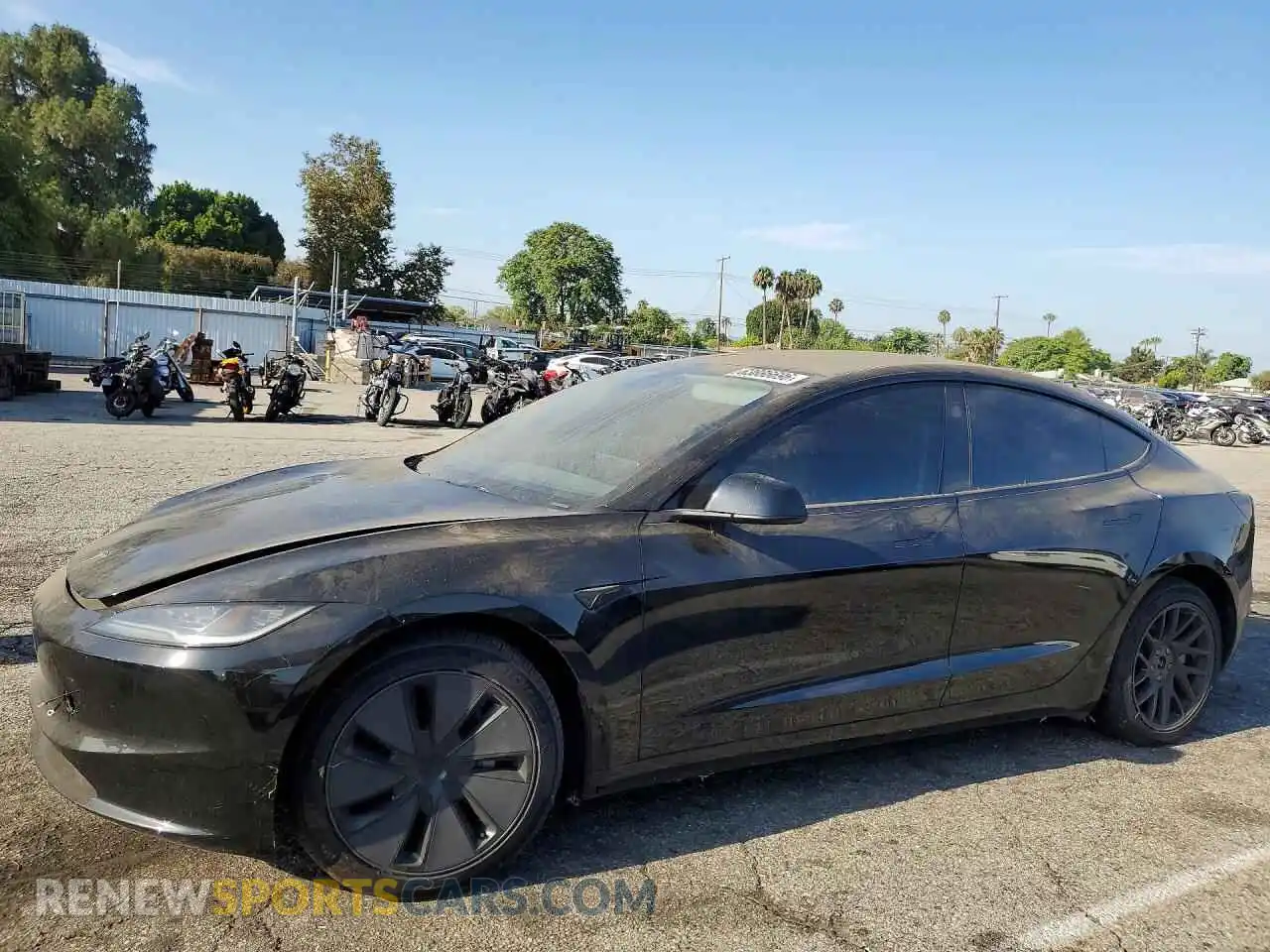 1 Photograph of a damaged car 5YJ3E1EB9RF843739 TESLA MODEL 3 2024
