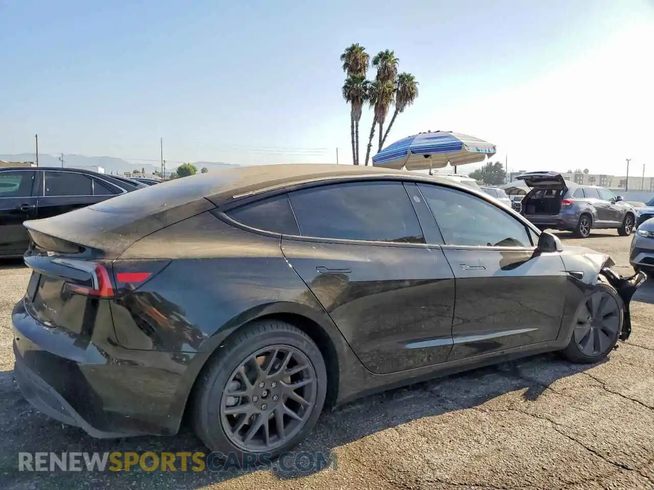 3 Photograph of a damaged car 5YJ3E1EB9RF843739 TESLA MODEL 3 2024