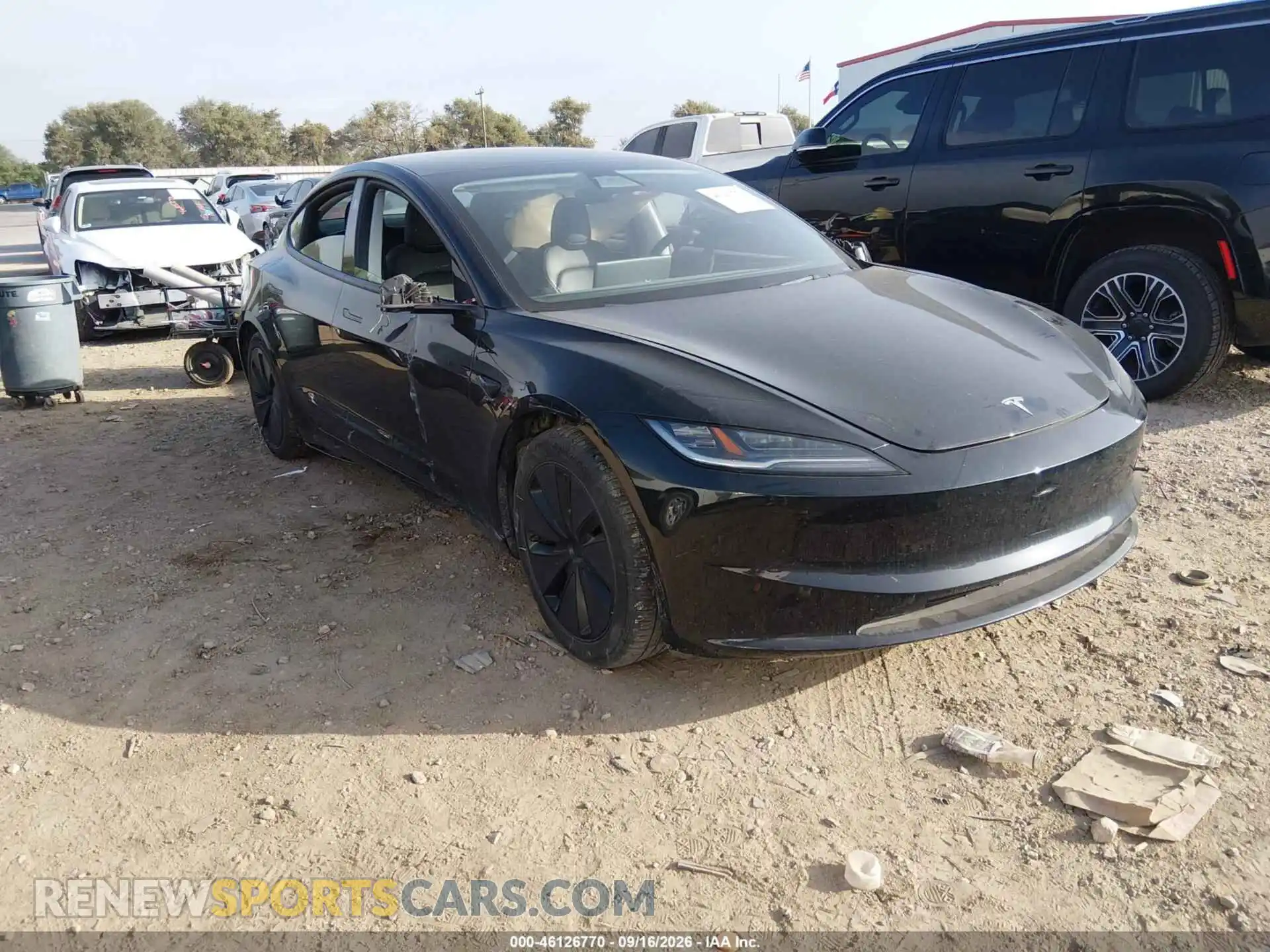 1 Photograph of a damaged car 5YJ3E1EBXRF736554 TESLA MODEL 3 2024