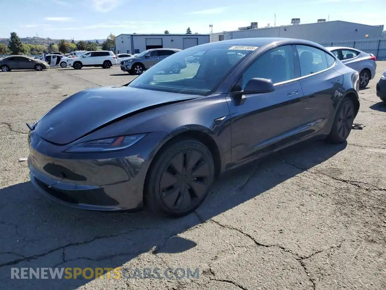 1 Photograph of a damaged car 5YJ3E1EBXRF760286 TESLA MODEL 3 2024