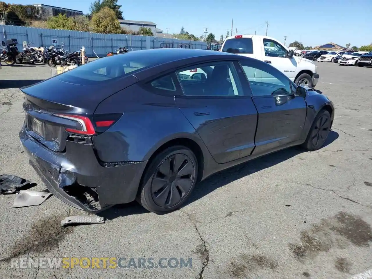 3 Photograph of a damaged car 5YJ3E1EBXRF760286 TESLA MODEL 3 2024