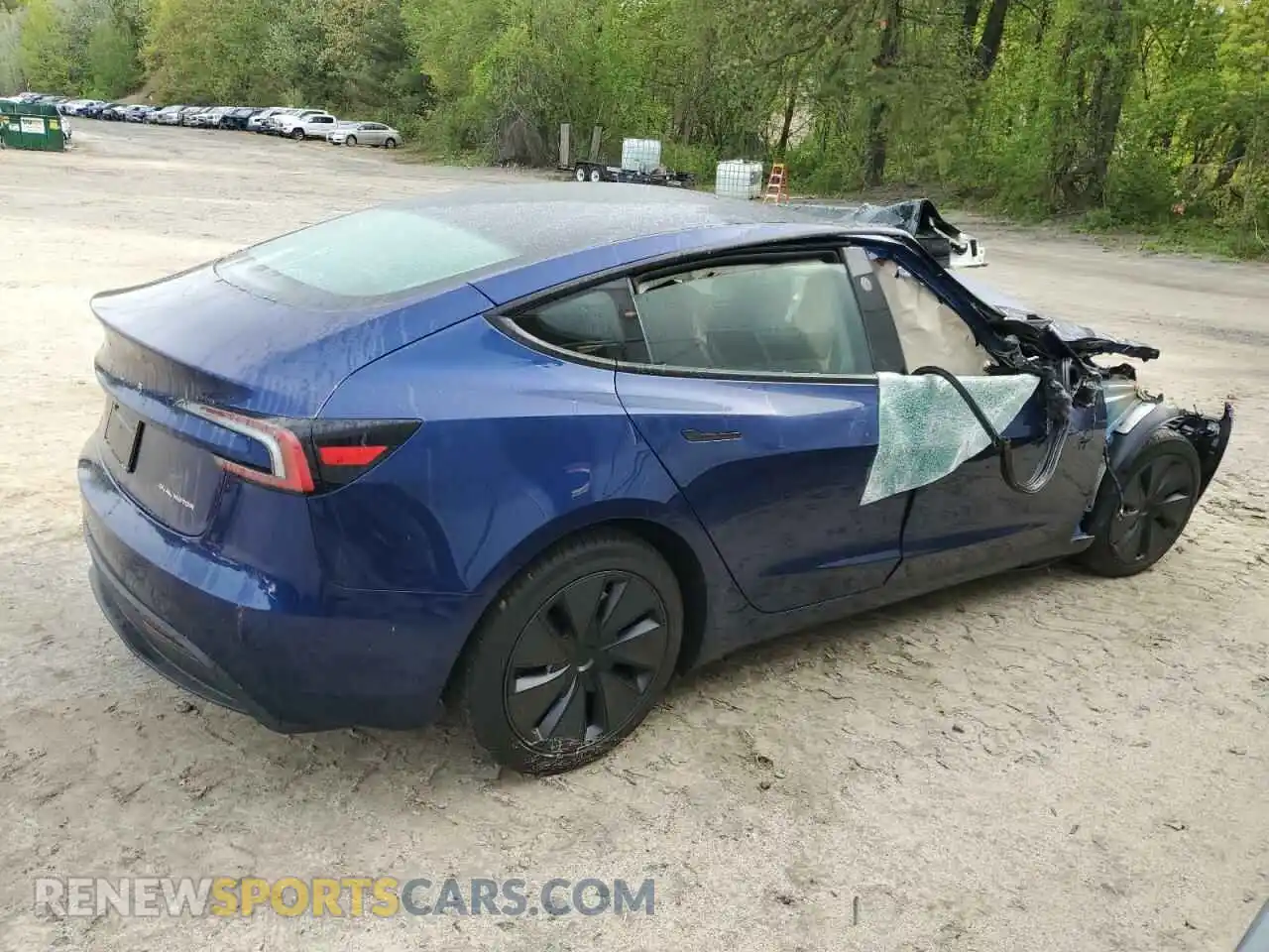 3 Photograph of a damaged car 5YJ3E1EBXRF769327 TESLA MODEL 3 2024