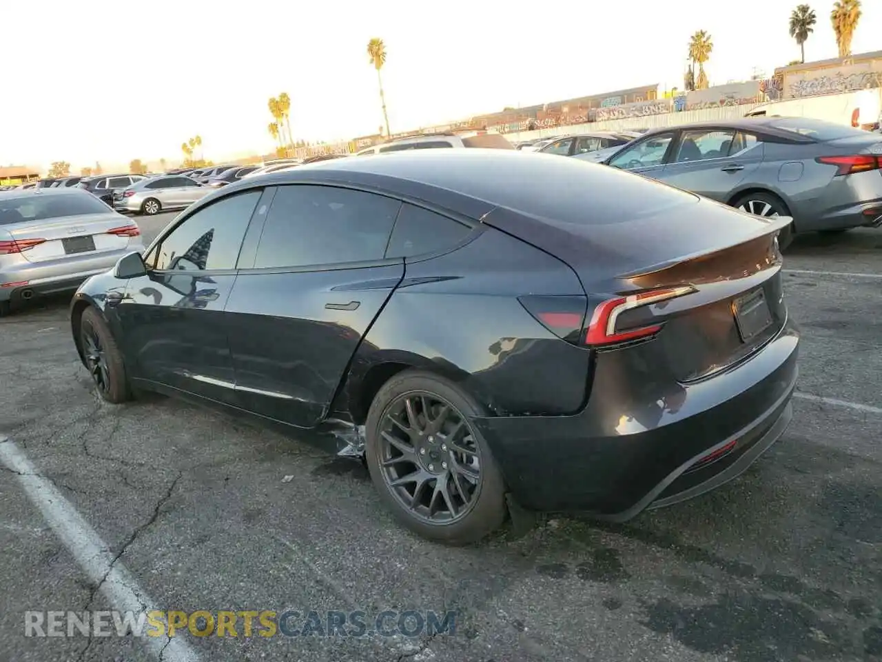 2 Photograph of a damaged car 5YJ3E1EBXRF769442 TESLA MODEL 3 2024