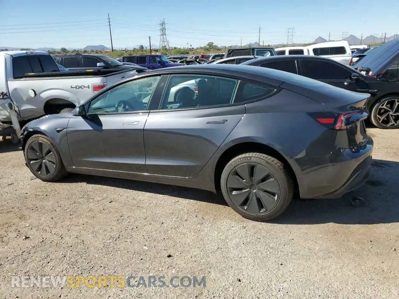 2 Photograph of a damaged car 5YJ3E1EBXRF815142 TESLA MODEL 3 2024