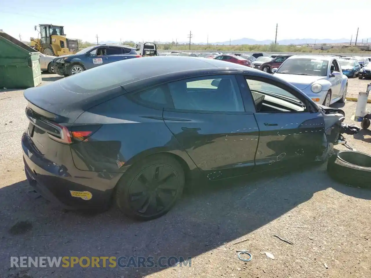 3 Photograph of a damaged car 5YJ3E1EBXRF815142 TESLA MODEL 3 2024