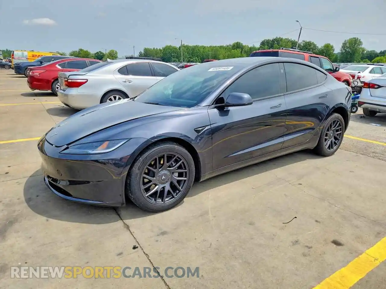 1 fotografías del automóvil dañado 5YJ3E1EBXRF817487 TESLA MODEL 3 2024