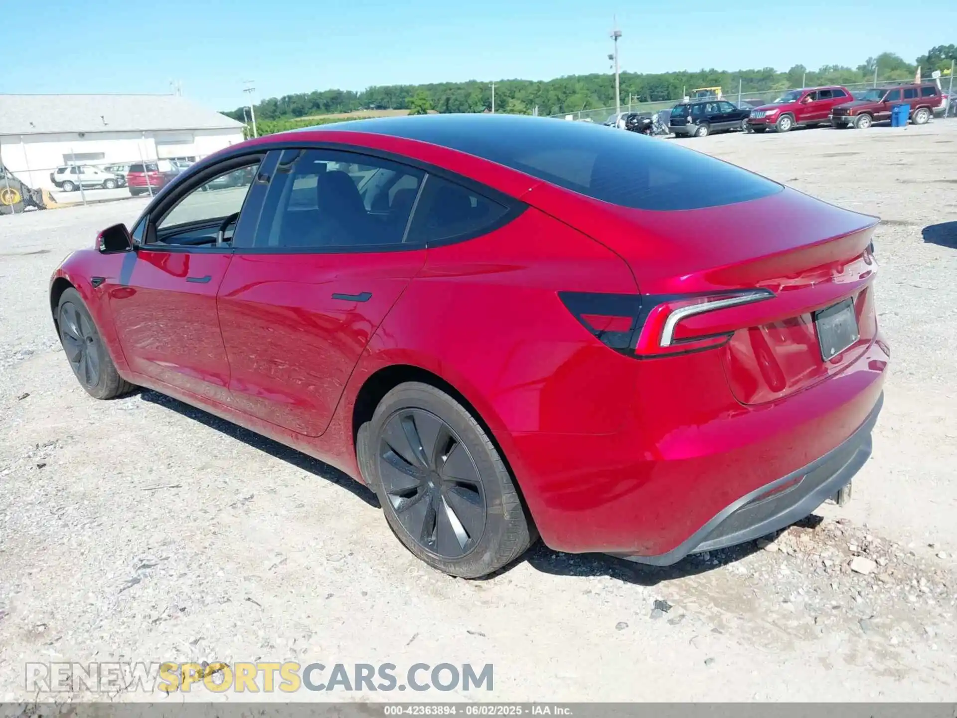 3 Photograph of a damaged car 5YJ3E1EBXRF818333 TESLA MODEL 3 2024