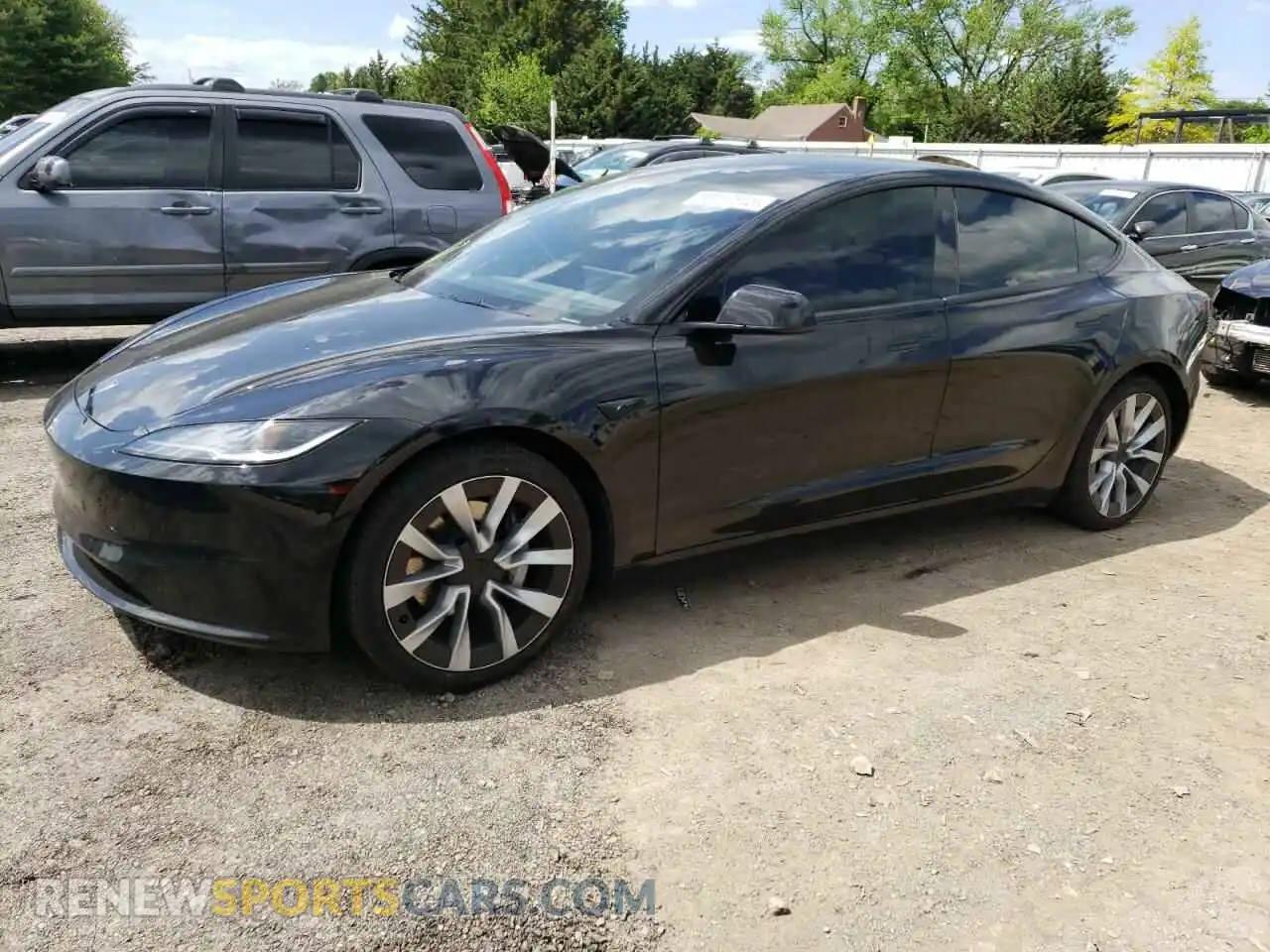 1 Photograph of a damaged car 5YJ3E1EBXRF827596 TESLA MODEL 3 2024