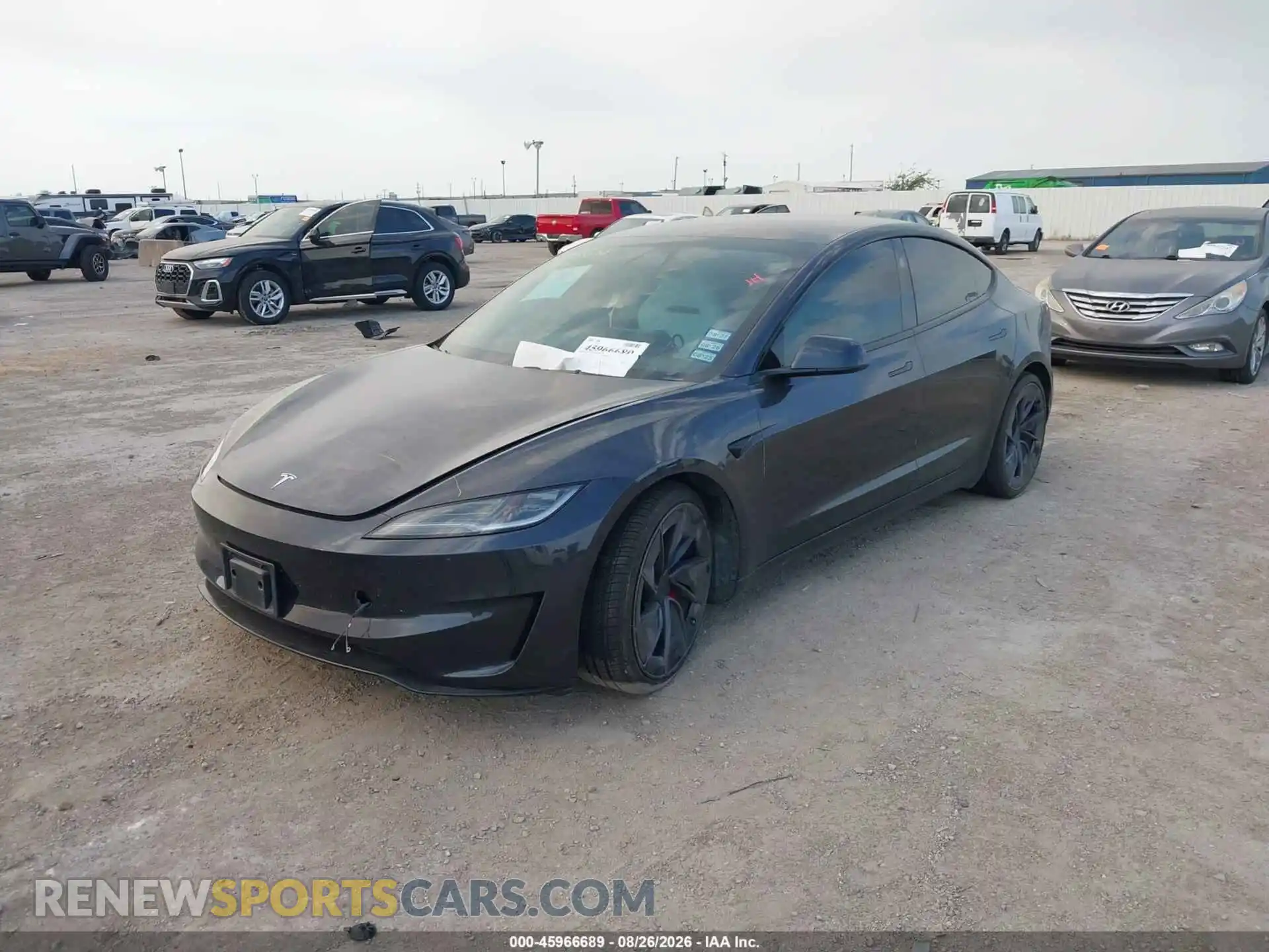 2 Photograph of a damaged car 5YJ3E1ET1RF834266 TESLA MODEL 3 2024