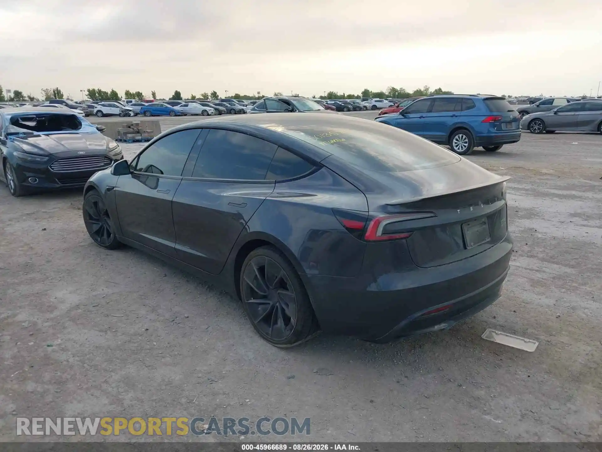 3 Photograph of a damaged car 5YJ3E1ET1RF834266 TESLA MODEL 3 2024