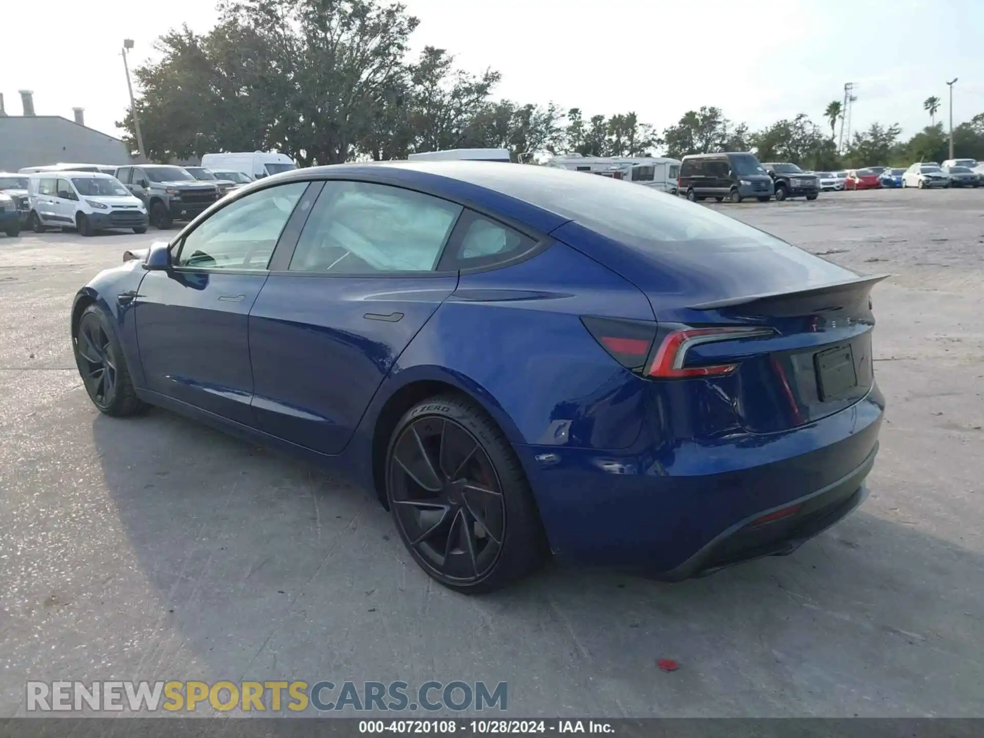 3 Photograph of a damaged car 5YJ3E1ET1RF835465 TESLA MODEL 3 2024