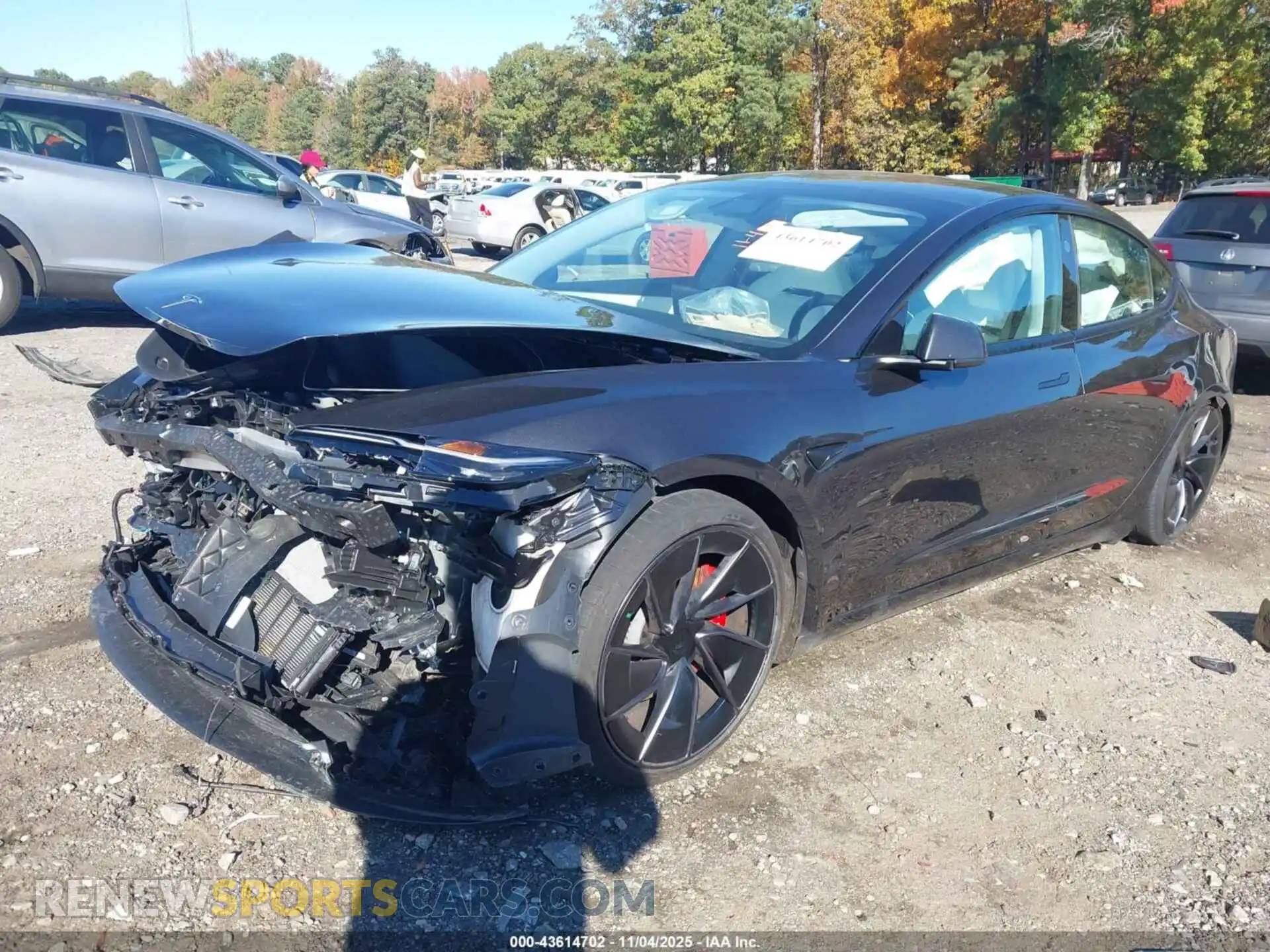 2 Photograph of a damaged car 5YJ3E1ET1RF846725 TESLA MODEL 3 2024