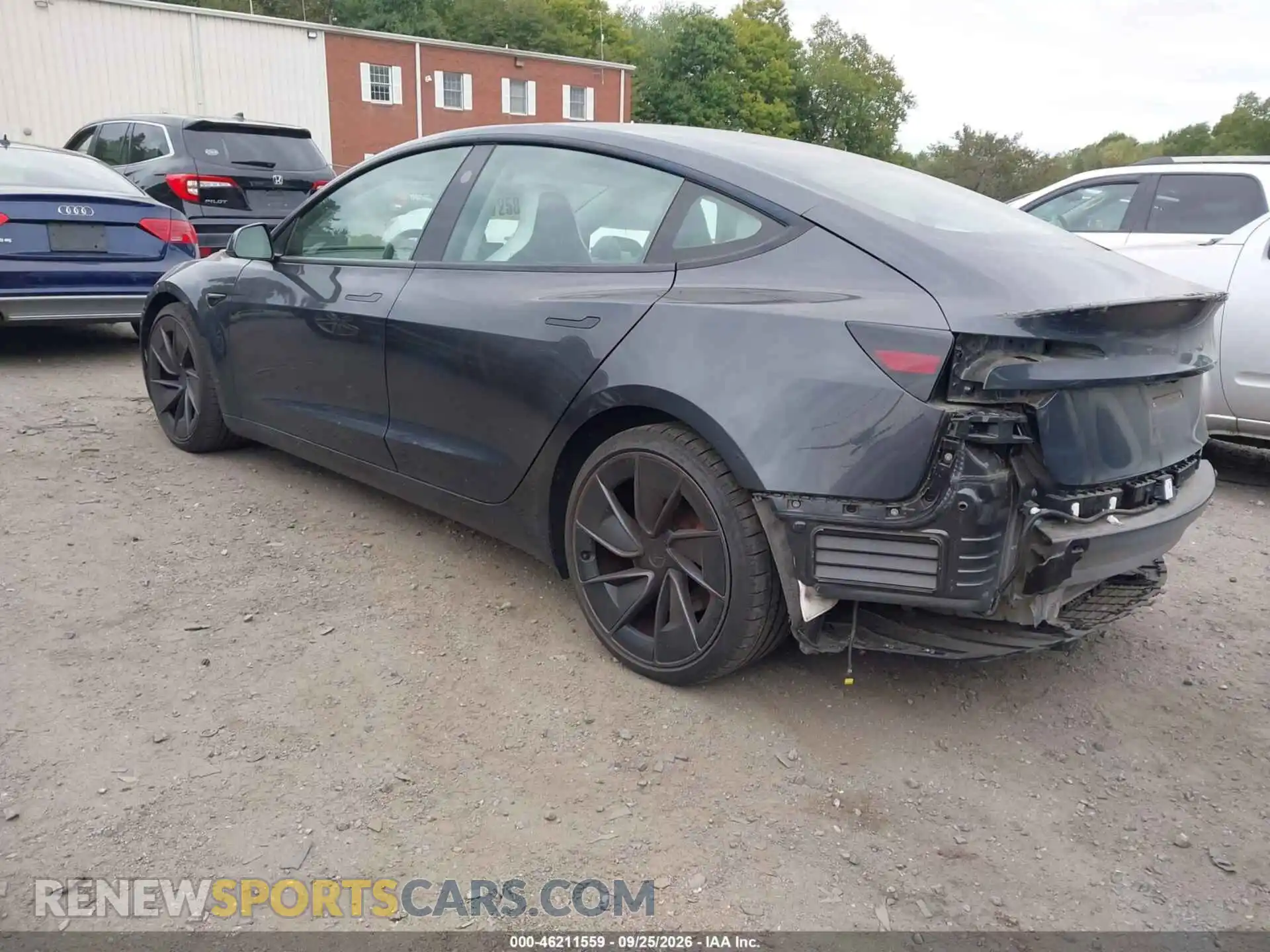 3 Photograph of a damaged car 5YJ3E1ET1RF858289 TESLA MODEL 3 2024