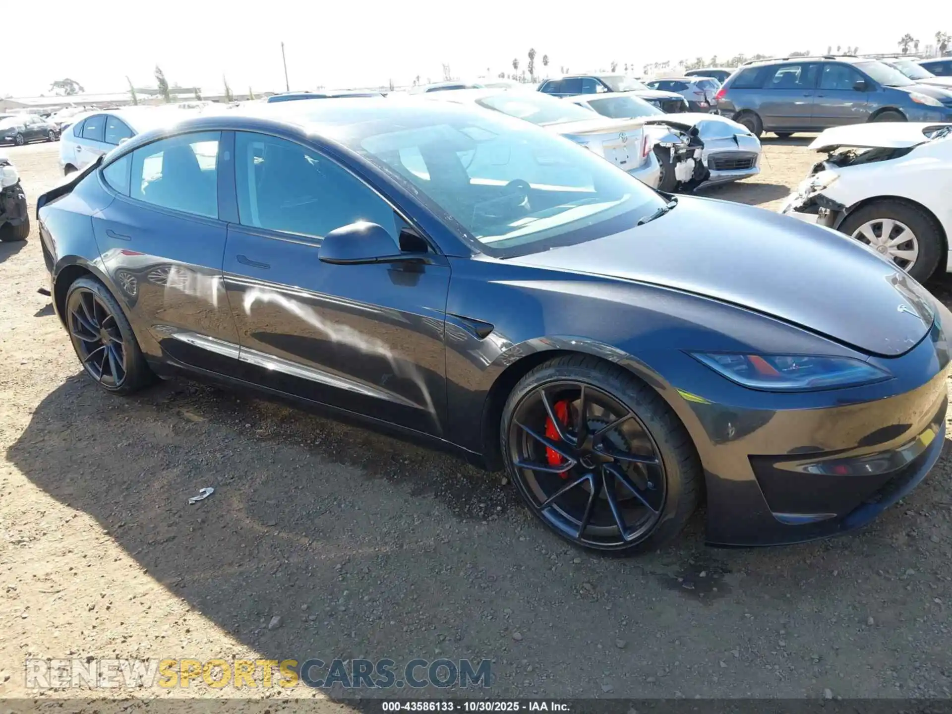 1 Photograph of a damaged car 5YJ3E1ET1RF863380 TESLA MODEL 3 2024