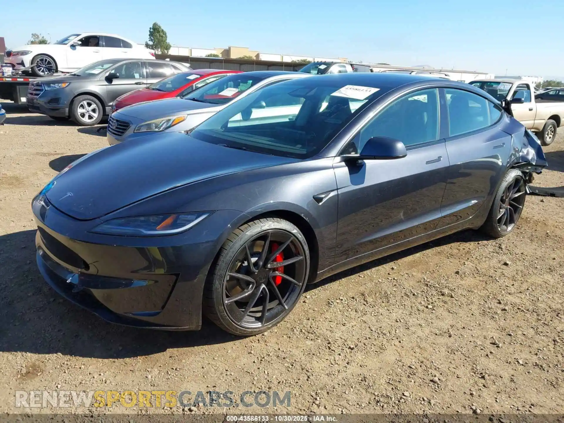 2 Photograph of a damaged car 5YJ3E1ET1RF863380 TESLA MODEL 3 2024