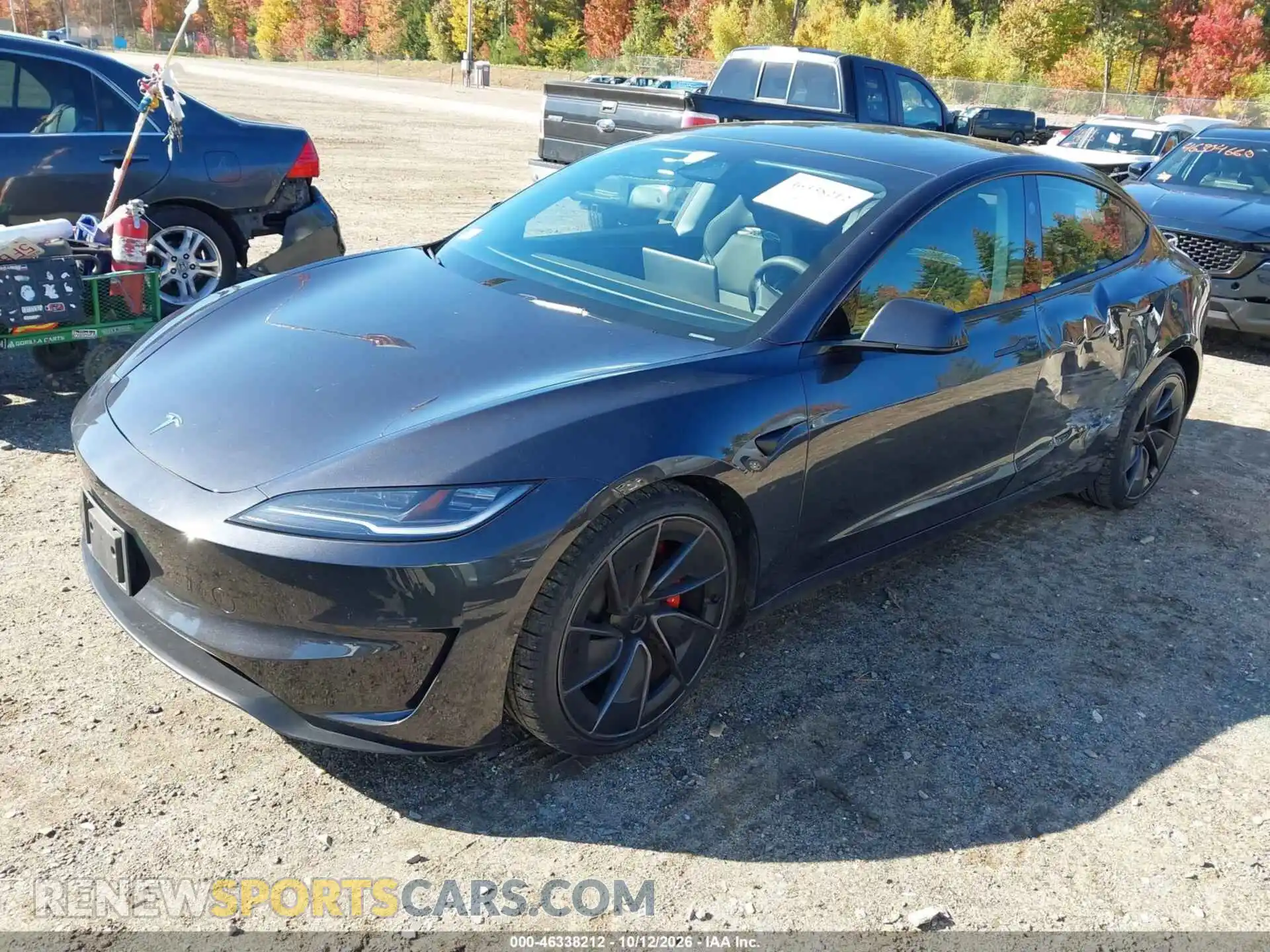 2 Photograph of a damaged car 5YJ3E1ET2RF821560 TESLA MODEL 3 2024