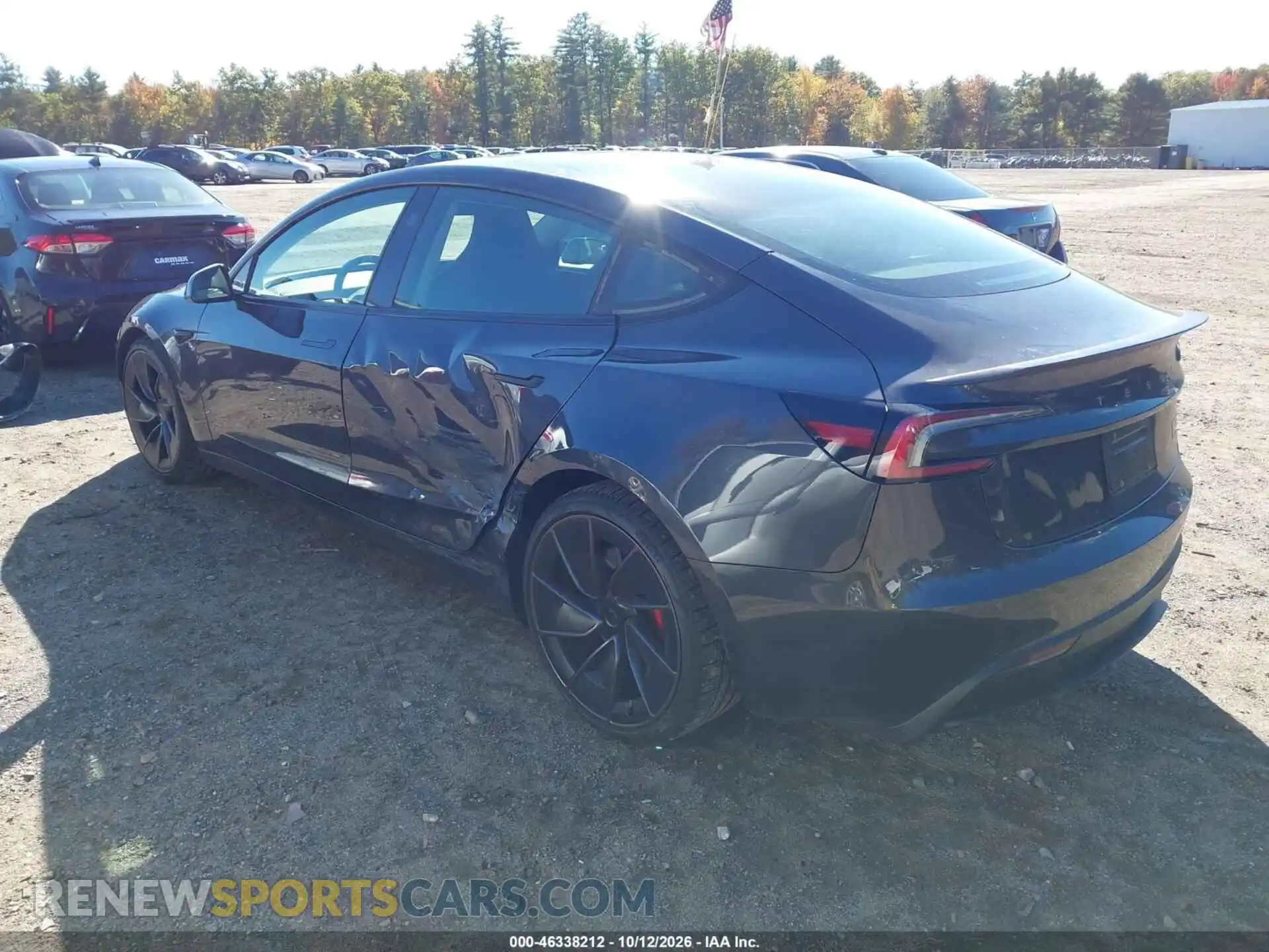 3 Photograph of a damaged car 5YJ3E1ET2RF821560 TESLA MODEL 3 2024