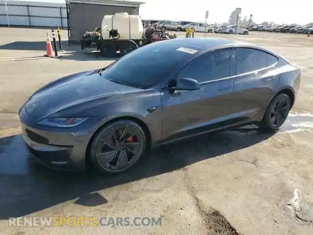 1 Photograph of a damaged car 5YJ3E1ET2RF867258 TESLA MODEL 3 2024