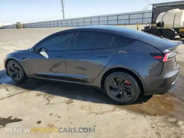 2 Photograph of a damaged car 5YJ3E1ET2RF867258 TESLA MODEL 3 2024