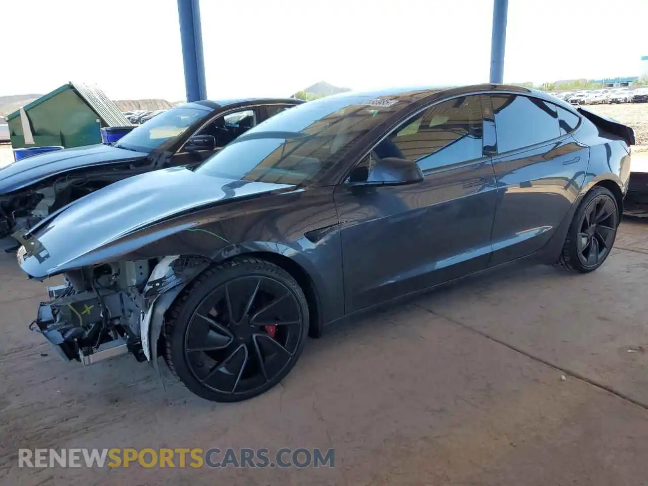 1 Photograph of a damaged car 5YJ3E1ET4RF797911 TESLA MODEL 3 2024