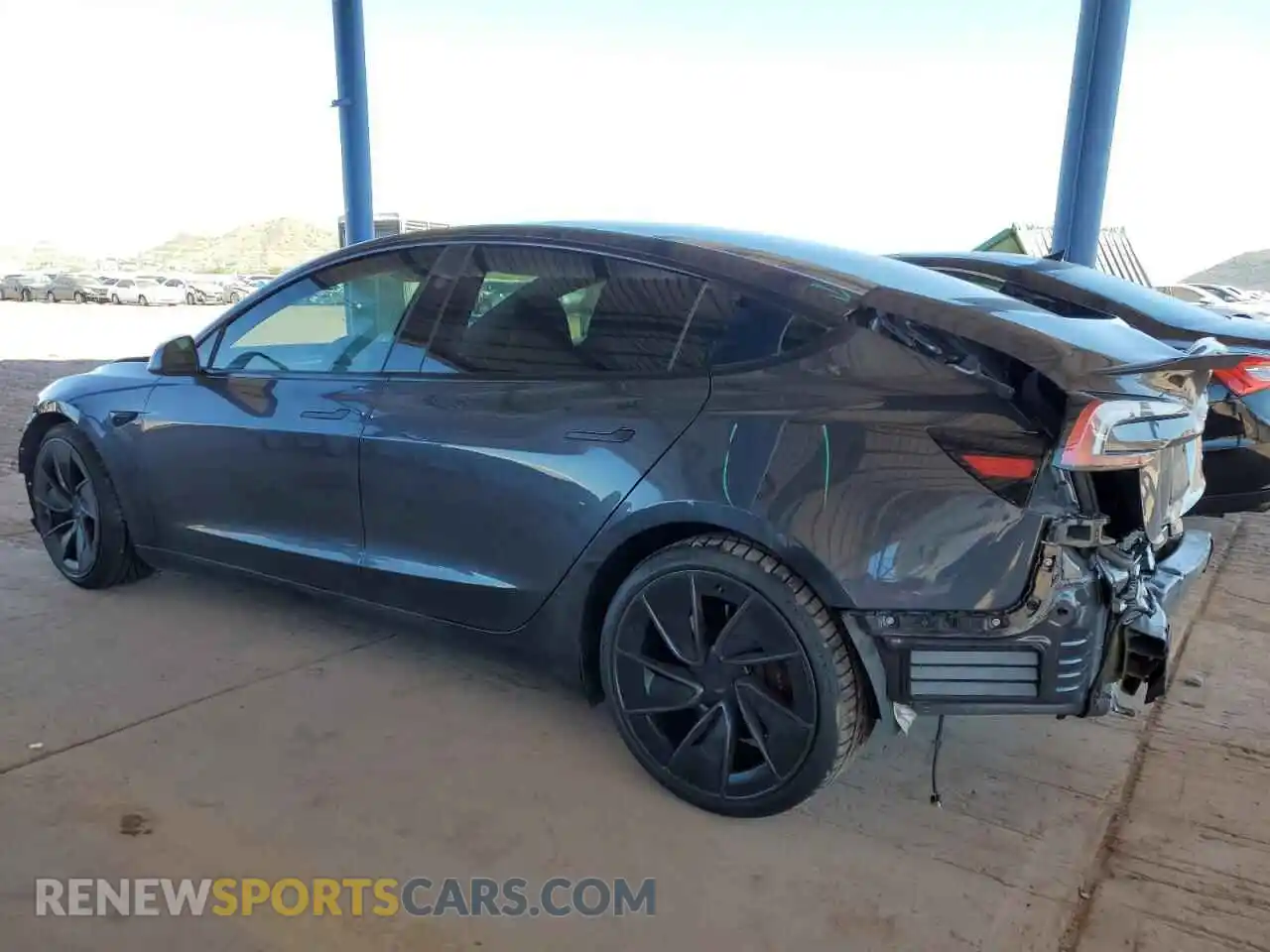 2 Photograph of a damaged car 5YJ3E1ET4RF797911 TESLA MODEL 3 2024