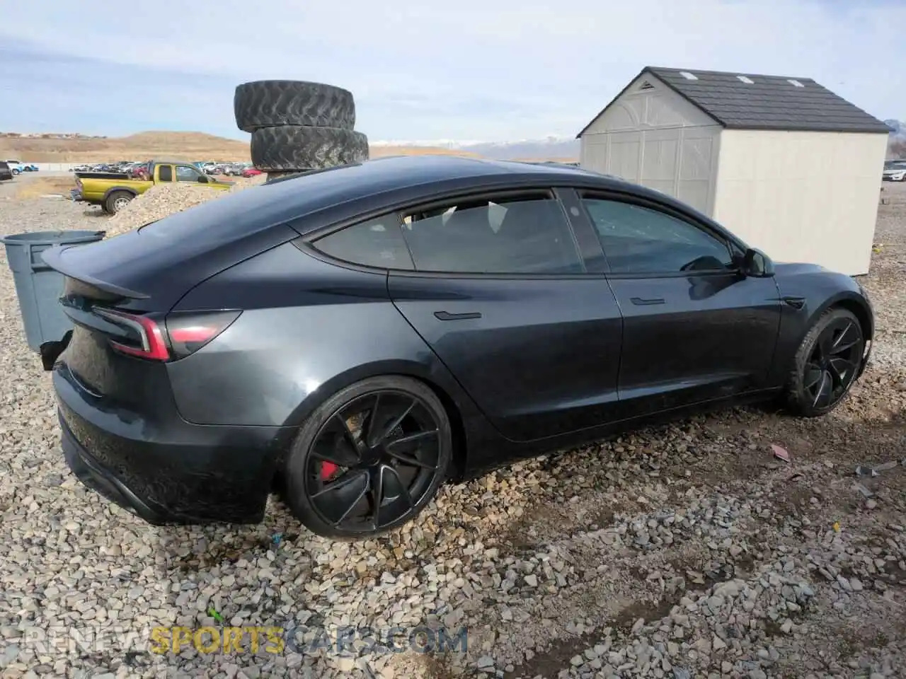 3 Photograph of a damaged car 5YJ3E1ET4RF820894 TESLA MODEL 3 2024