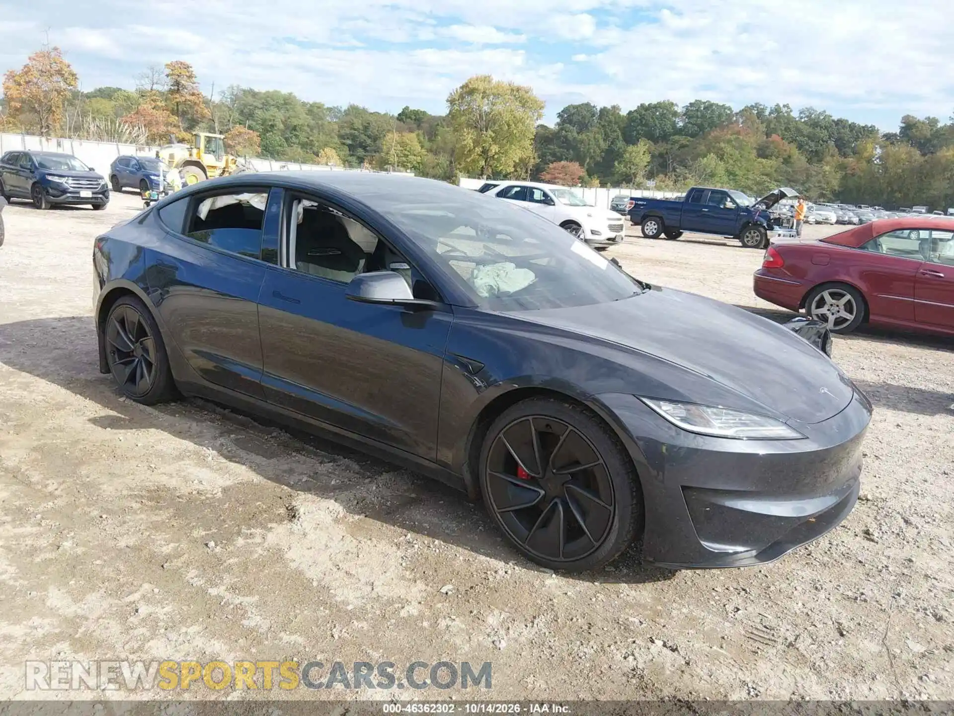1 Photograph of a damaged car 5YJ3E1ET4RF845505 TESLA MODEL 3 2024