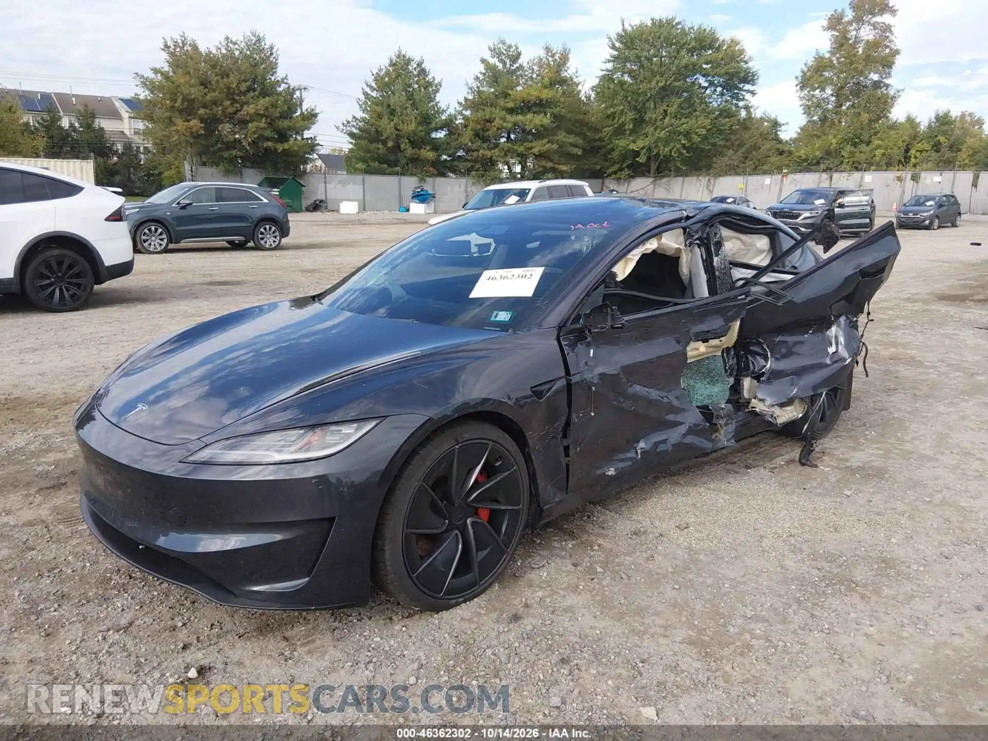 2 Photograph of a damaged car 5YJ3E1ET4RF845505 TESLA MODEL 3 2024