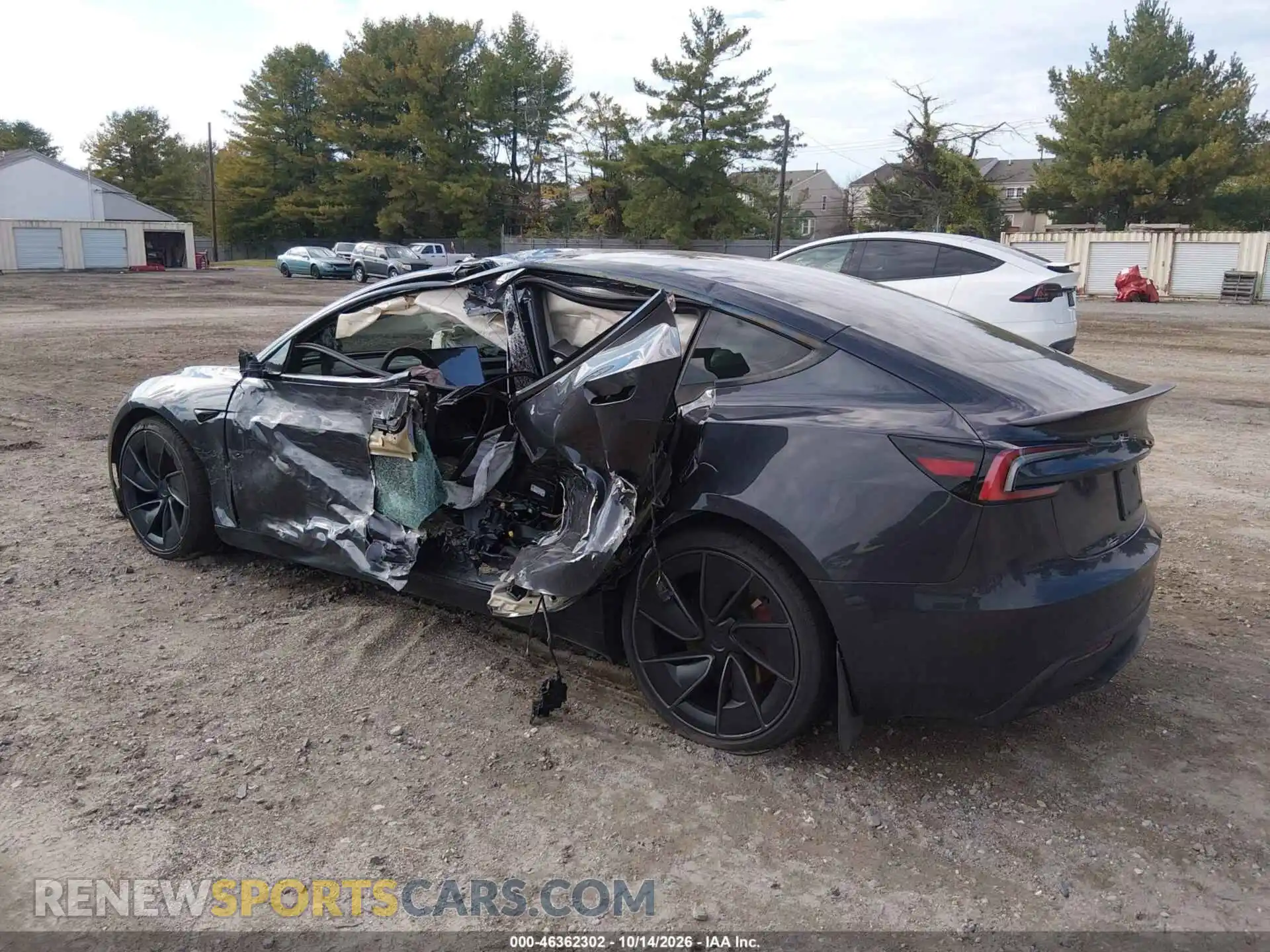 3 Photograph of a damaged car 5YJ3E1ET4RF845505 TESLA MODEL 3 2024