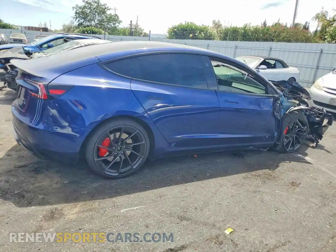 3 Photograph of a damaged car 5YJ3E1ET4RF848940 TESLA MODEL 3 2024