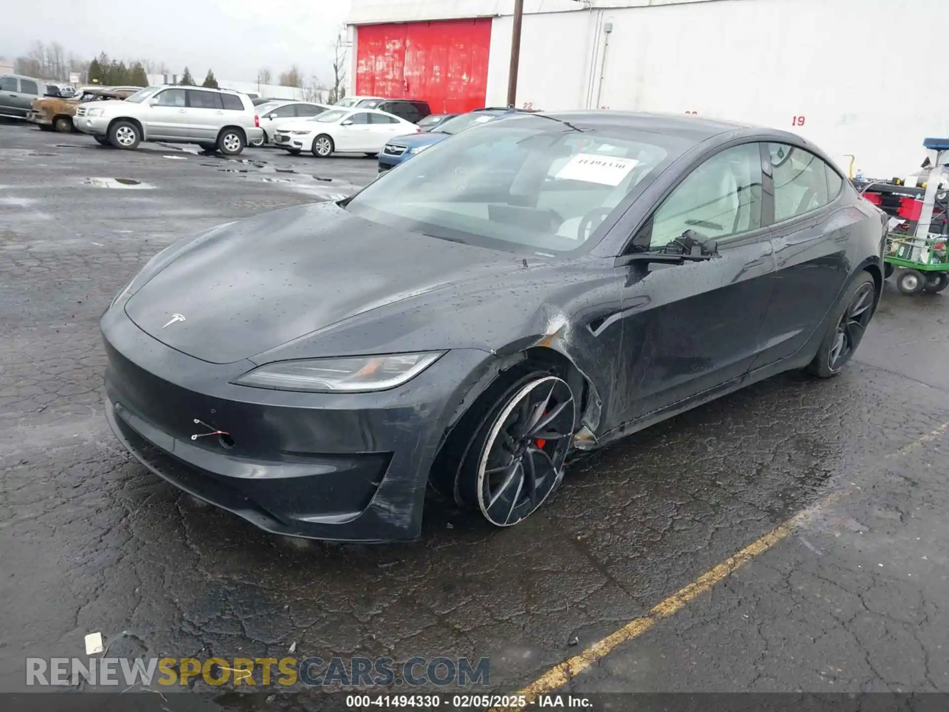 2 Фотография поврежденного автомобиля 5YJ3E1ET4RF870856 TESLA MODEL 3 2024