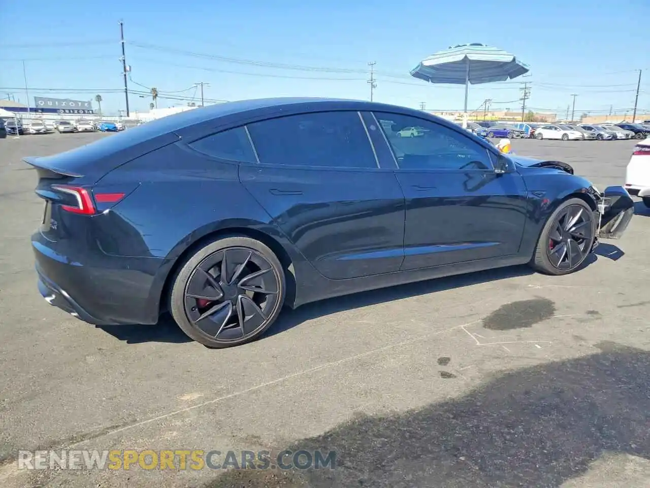 3 Photograph of a damaged car 5YJ3E1ET4RF885048 TESLA MODEL 3 2024