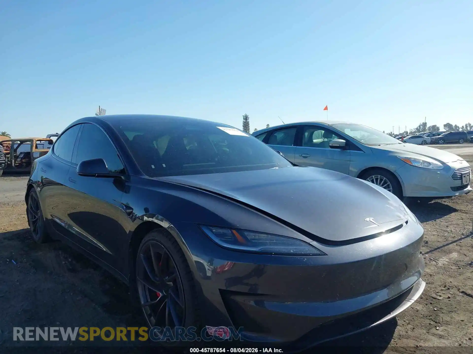 1 Photograph of a damaged car 5YJ3E1ET5RF807720 TESLA MODEL 3 2024