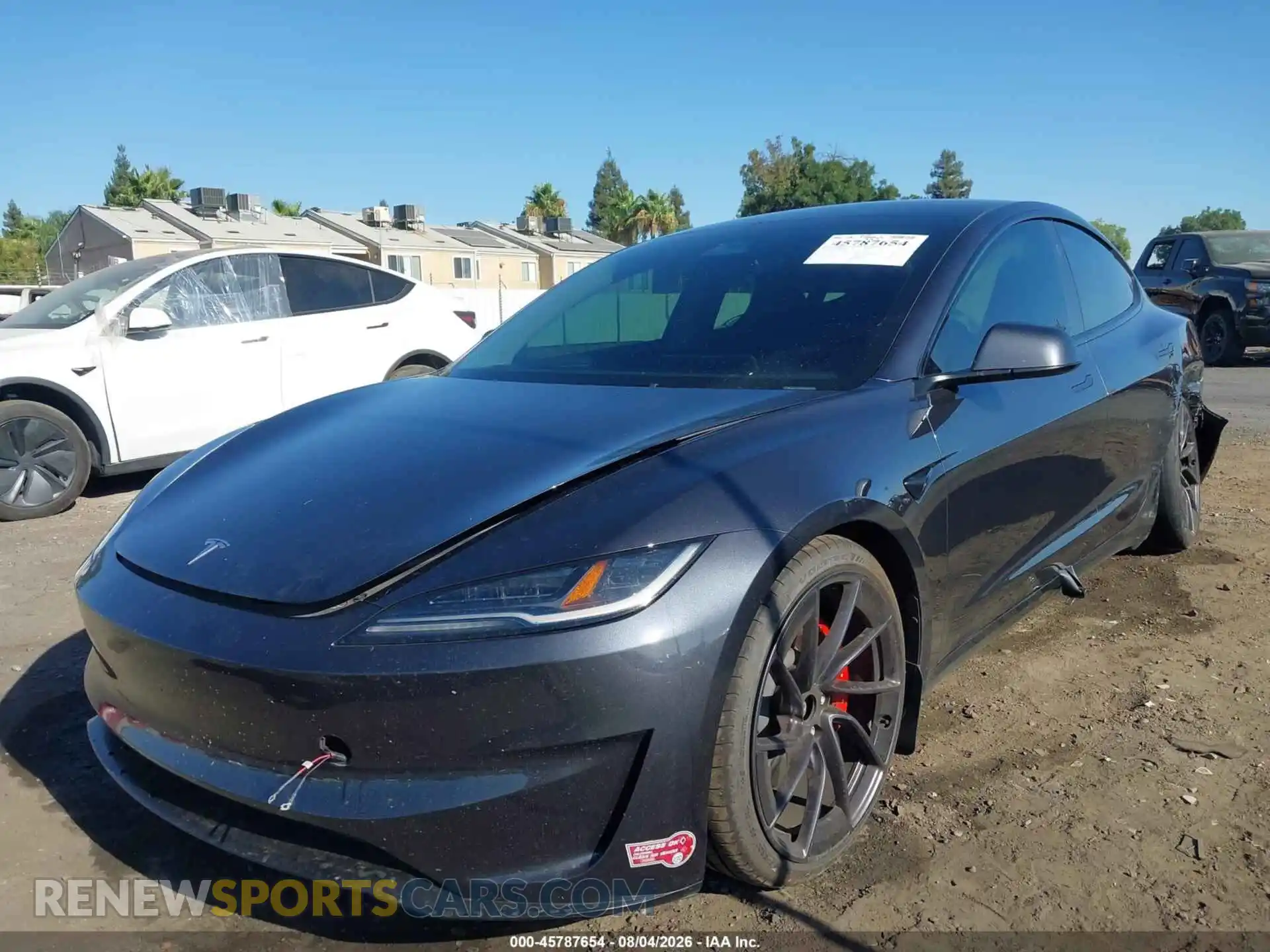 2 Photograph of a damaged car 5YJ3E1ET5RF807720 TESLA MODEL 3 2024