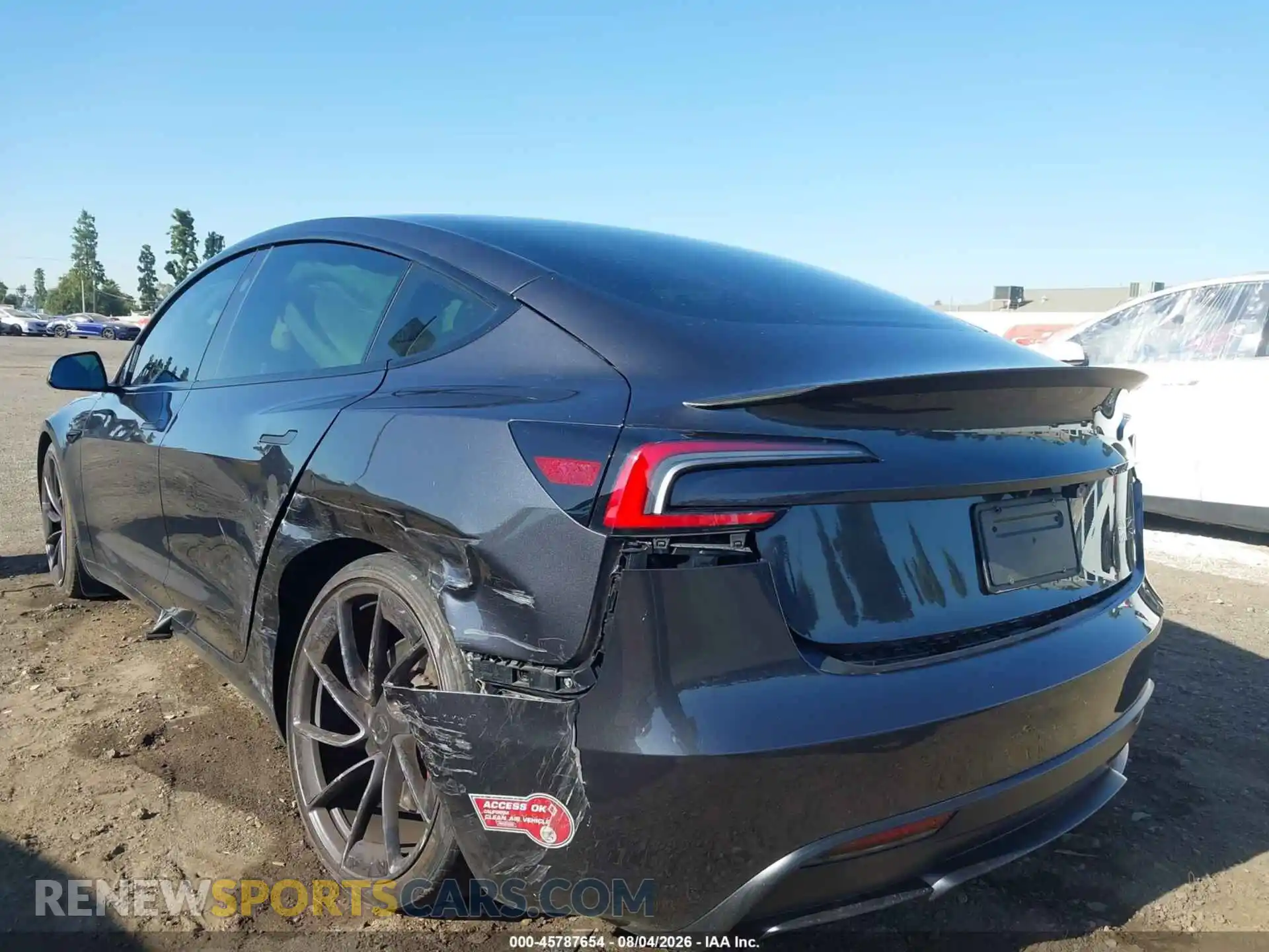 3 Photograph of a damaged car 5YJ3E1ET5RF807720 TESLA MODEL 3 2024